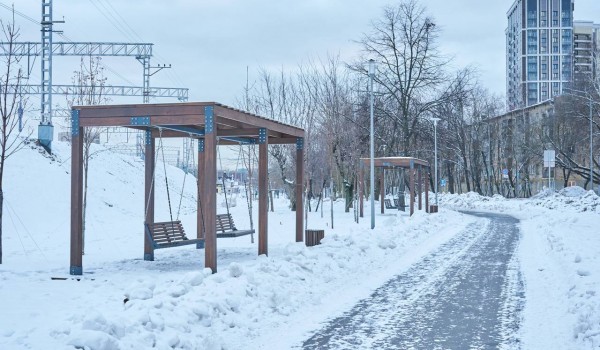 Завершено благоустройство возле городского вокзала «Окружная»