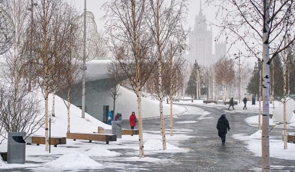 Облачная с прояснениями погода и до 2 градусов тепла ожидаются в Москве 26 февраля