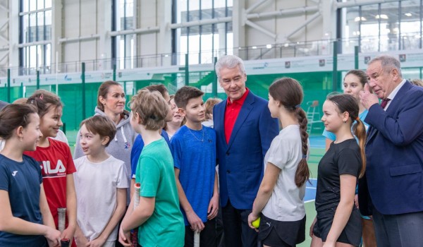 Собянин: Всесезонный Дворец тенниса в Лужниках стал лучшим в Европе