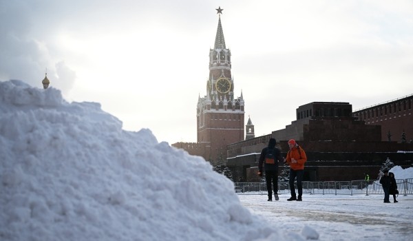 Синоптик заявила, что сугробы в Москве растают только в начале апреля