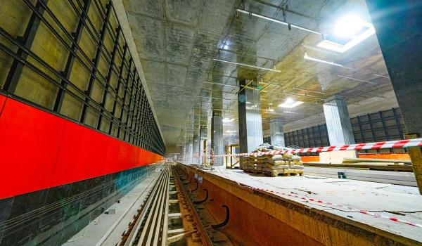 Бочкарёв: На станции «Новаторская» Троицкой линии метро завершаются монолитные работы