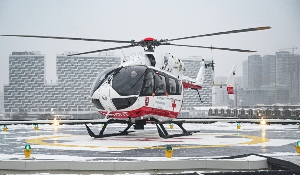 Лёвкин: Новый корпус частного медицинского центра с вертолетной площадкой в районе Красносельский построен на две трети