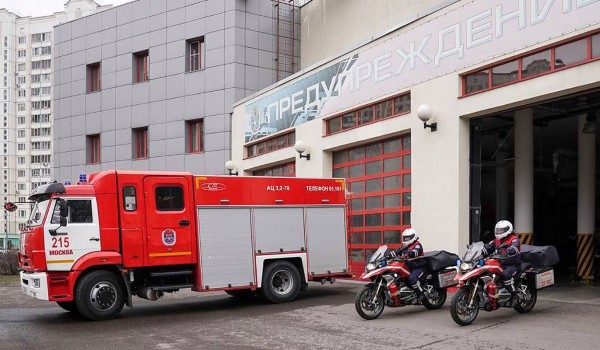 Спасатели на мотоциклах начнут патрулировать улицы Москвы