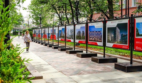 Выставка лучших архитектурных проектов Москвы открылась на Никитском бульваре