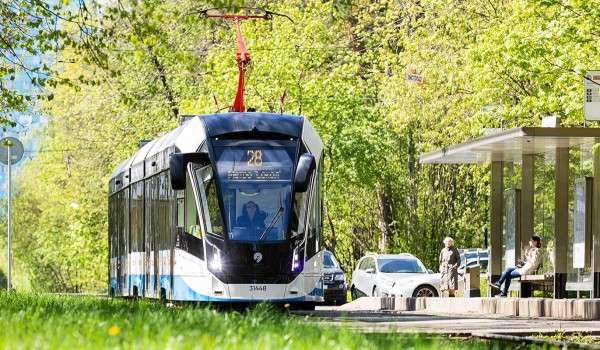 Около 700 тыс. поездок на трамваях москвичи совершают каждый будний день