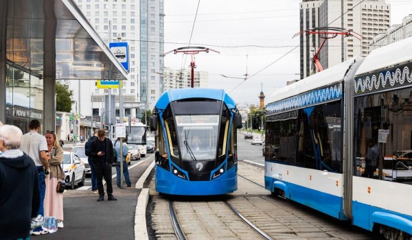 Новые трамвайные остановки установили возле станции Митьково МЦД-3