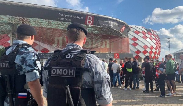 Росгвардейцы обеспечили безопасность на футбольном матче «Спартак» — «Динамо»