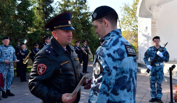 День образования ОМОН отметили в столичной Росгвардии