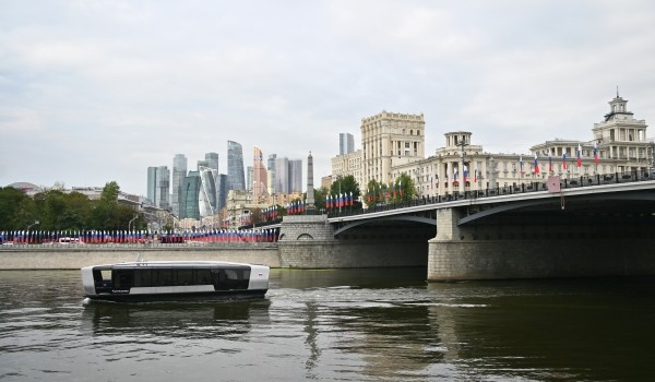 Более 1 млн поездок совершили пассажиры на электросудах в Москве с начала года