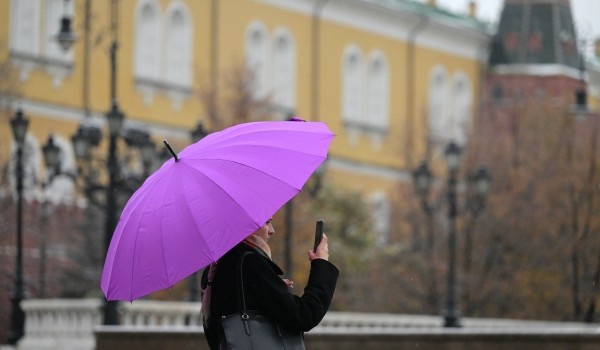 Дождь и до 11 градусов тепла ожидаются в Москве 28 октября