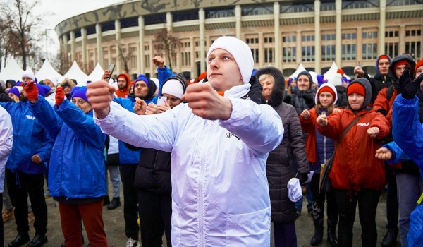 Массовая зарядка с известными спортсменами пройдет в рамках проекта «Зима в Москве»