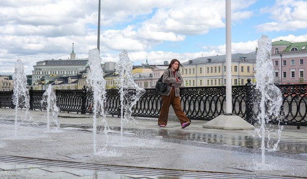 Сезон фонтанов в Москве