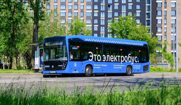 Электробусы вышли на два новых маршрута — № 246 и 816