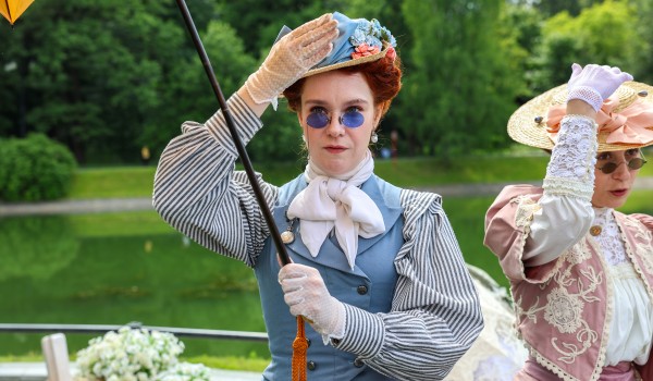 Фото с пресс-показа площадки фестиваля «Шереметев-фест» в парке «Останкино»