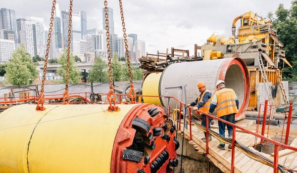 Завершена прокладка тоннеля для Шелепихинского подводного газопровода