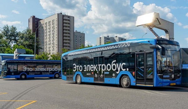 Электробусы вышли на маршрут № 780 в районах Коптево и Войковский