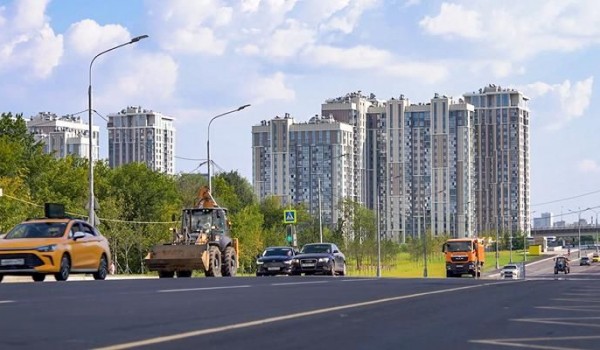 Собянин: В Москве продолжают строительство улично-дорожной сети от МСД до Юрловского проезда
