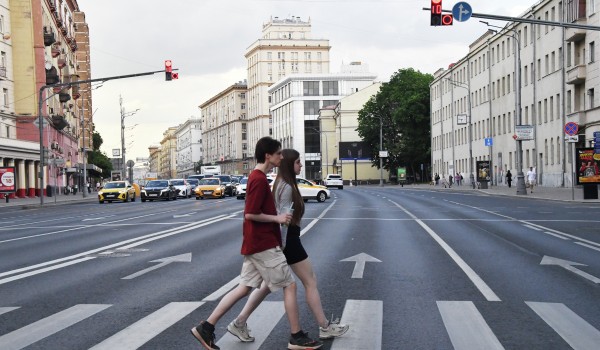 Собянин: Более 2,2 тыс. пешеходных переходов появилось в Москве за семь лет