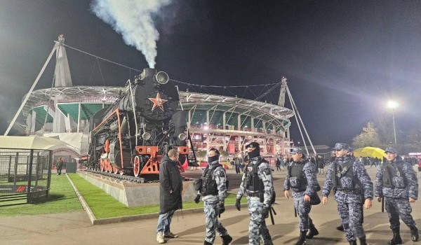 Росгвардия в Москве обеспечила правопорядок в период проведения матча РПЛ