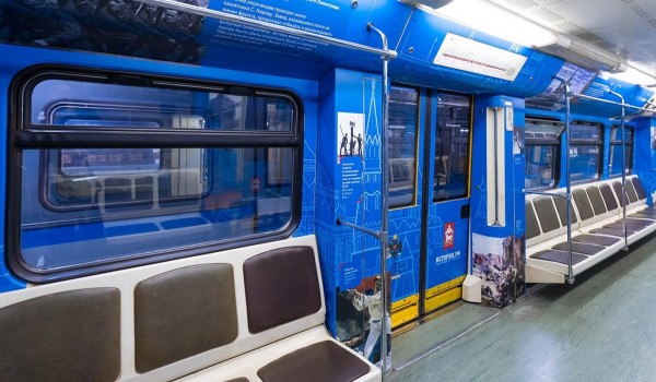 Новый тематический поезд начал курсировать по Сокольнической линии метро