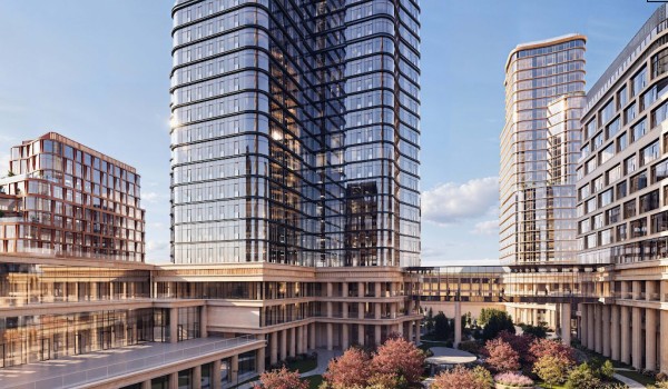 Утверждено архитектурно-градостроительное решение жилого комплекса на Пресне