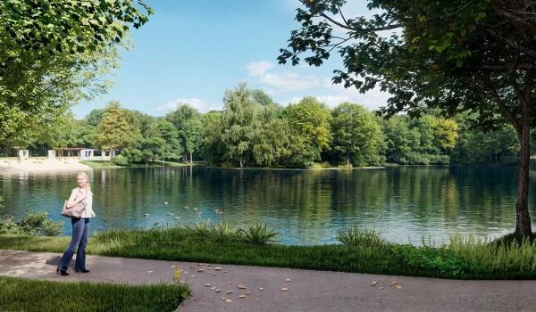 Началась реабилитация Голубинского пруда на юго-западе Москвы