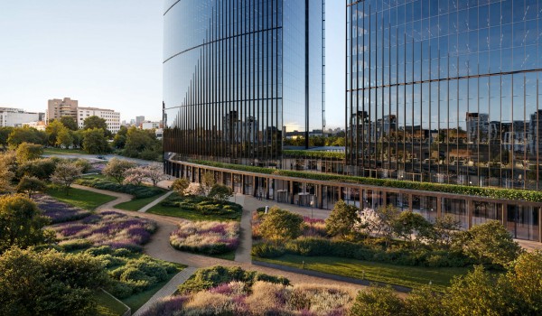 Более 1 га благоустроят возле офисного центра в «Большом Сити»