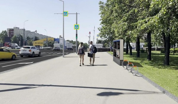 Завершено благоустройство территории возле транспортного хаба «Домодедовская»