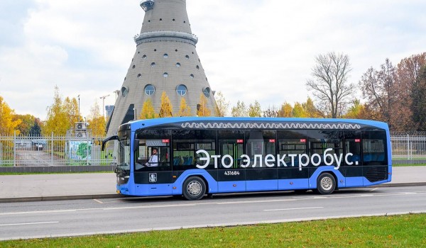 Новый электробусный маршрут заработал на северо-востоке Москвы