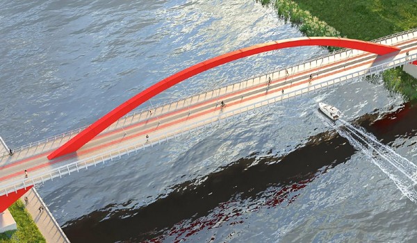 Собянин: Второй пешеходный мост будет построен в Мневниковской пойме