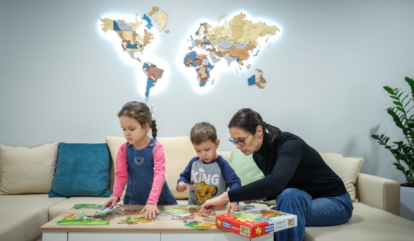 Фото с пресс-тура в Центр содействия семейному воспитанию имени Ю.В. Никулина