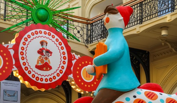 Новогоднее оформление ГУМа