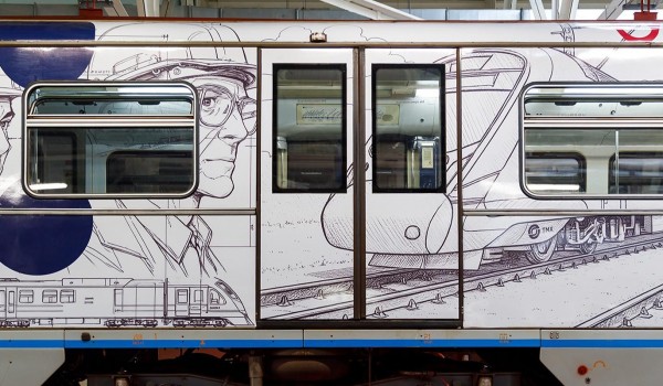 Тематический поезд об эволюции российской промышленности начал курсировать в метро