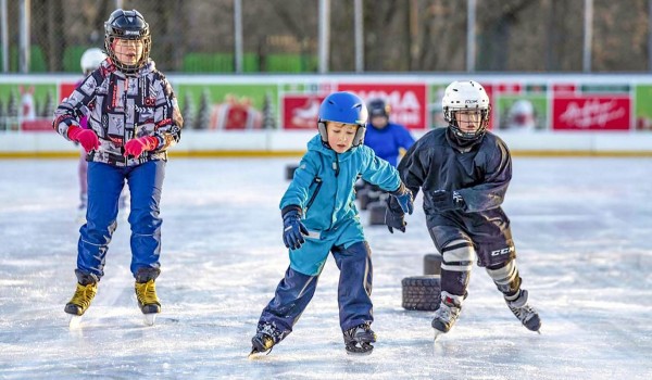 Тренировки по катанию на коньках пройдут в парке «Останкино» в декабре