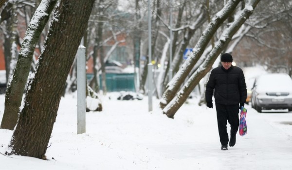 Облачная погода и до 6 градусов мороза ожидаются в Москве 15 декабря