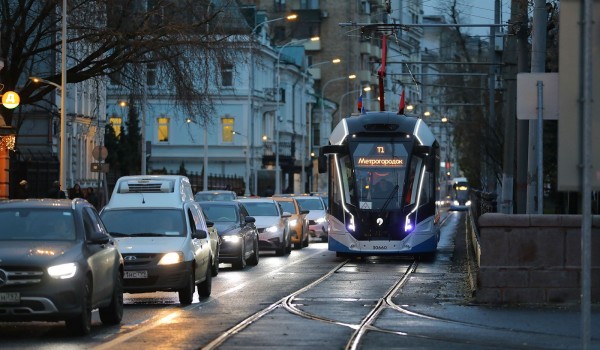 Собянин: Более 1,8 млн поездок совершили пассажиры на трамвайном диаметре за месяц
