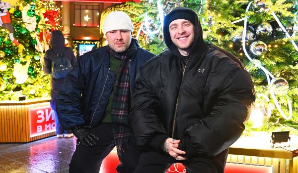 Крид и Рубчинский представили дизайнерские ели в рамках фестиваля «Путешествие в Рождество»