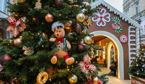 Прогулка по новогоднему Камергерскому переулку