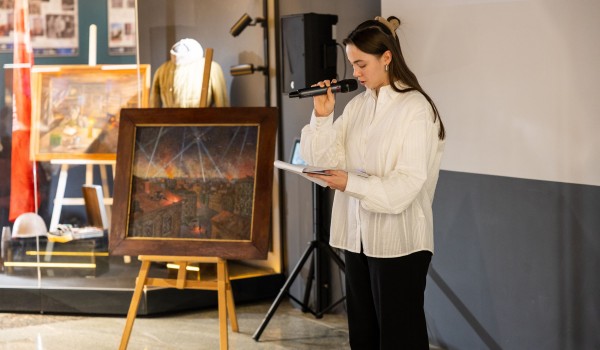 Фонды Музея Победы пополнила картина ветерана и художника