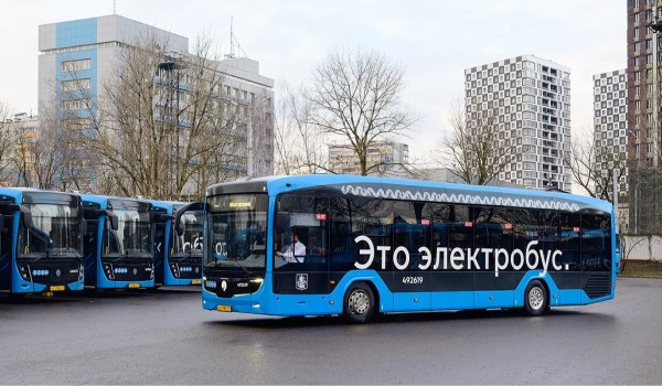 Автобусы заменили электробусами на маршруте № 793