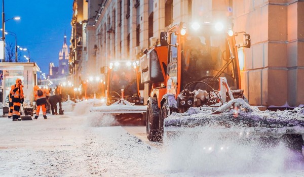 Снег с улиц столицы будет убираться круглосуточно
