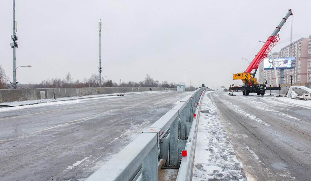 Собянин: Открыто движение на путепроводе по основному ходу Варшавского шоссе