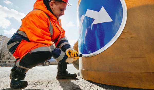 Специалисты заменили на дорогах 1,6 тысячи буферов безопасности