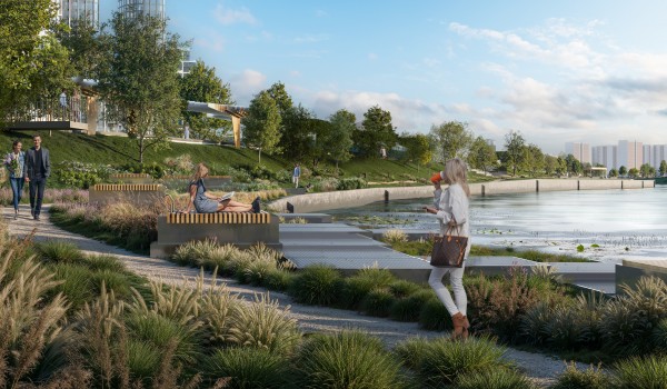 Новая набережная и парк появятся в рамках развития прибрежных территорий столицы
