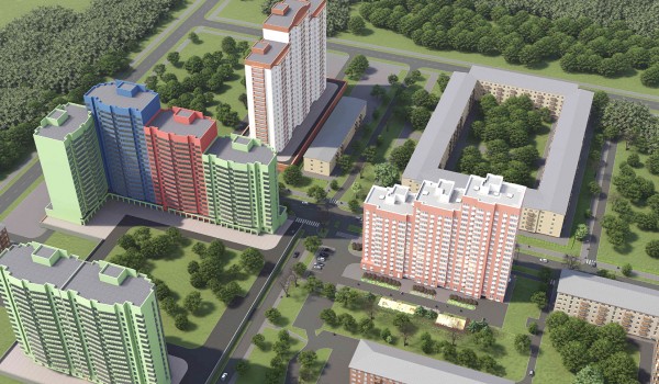 Дом по программе реновации на 168 квартир строят на улице Циолковского