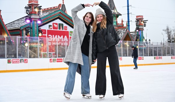 Бесплатные тренировки по катанию на коньках посетили порядка 4 тыс. человек в рамках «Зимы в Москве»