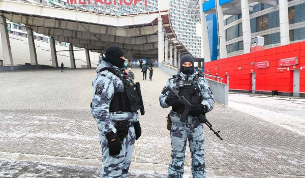 Безопасность матча по баскетболу в Москве обеспечила Росгвардия