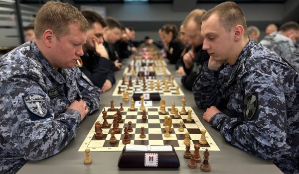 Чемпионат столичного главка Росгвардии по шахматам прошел в городе