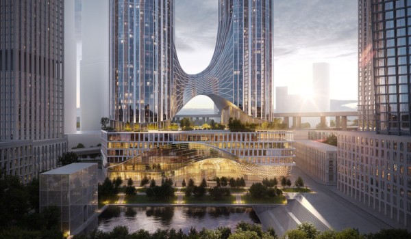 Многофункциональный комплекс с благоустроенным двором на высоте 28 м появится рядом с «Москва-Сити»