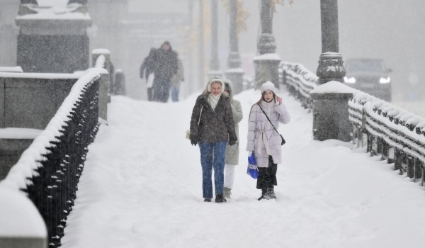 Облачная погода и до 9 градусов мороза ожидаются в Москве 29 января